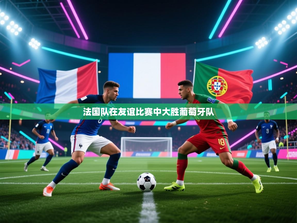法国队在友谊比赛中大胜葡萄牙队